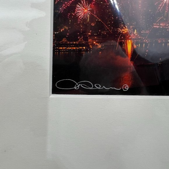 Michael J Leu Art Print SIGNED 300 Cityscape New York City Brooklyn Bridge NYC 1 - Picture 4 of 8